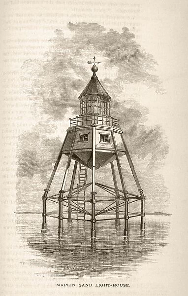 Maplin Sands lighthouse, 1875 C016  /  4316