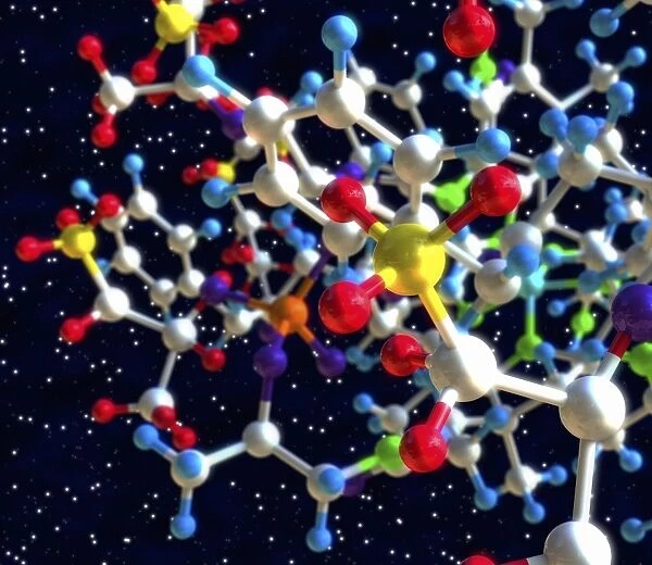 Molecule in space
