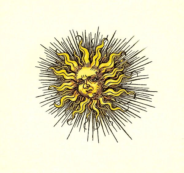 The Sun, 15th Century artwork