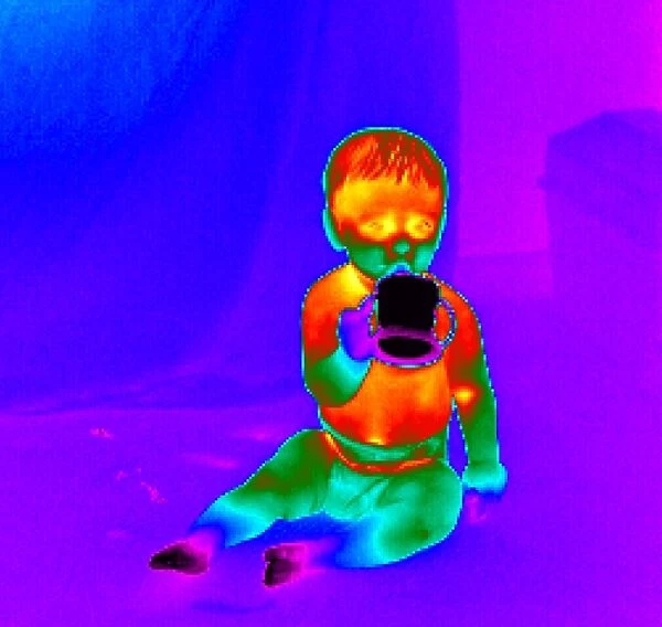 Thermogram of a baby