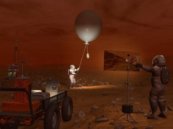 Titan exploration, artwork