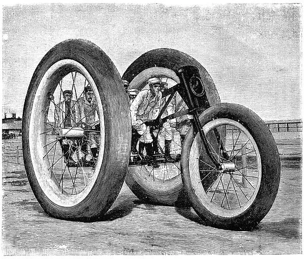 Tyre advertisement, 19th century