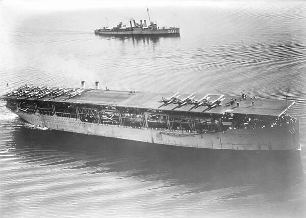 USS Langley aircraft carrier, 1928