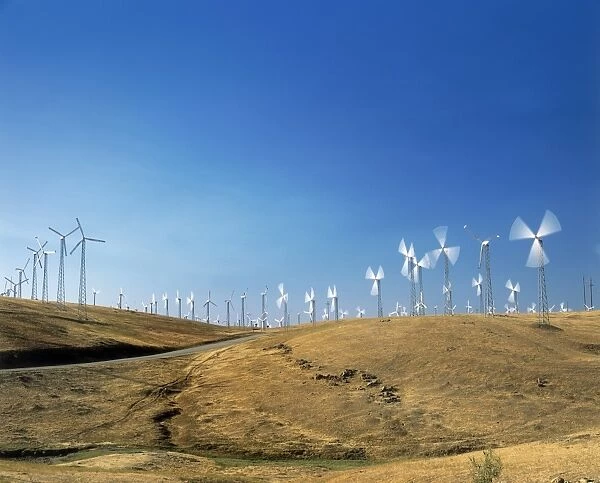 Wind turbines, California, USA