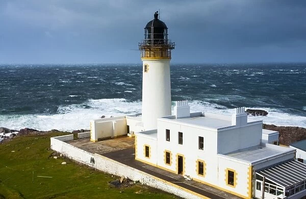 Scotland, Scottish Highlands, Rubha (Rua) Reidh Lighthouse. Rua Reidh Lighthouse