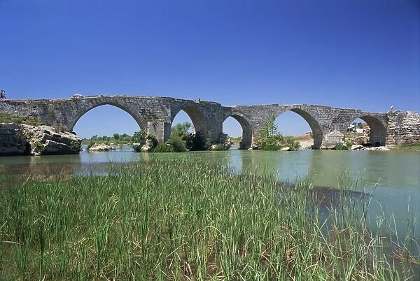 Arches of the Seljuk bridge over the Eurymedon River