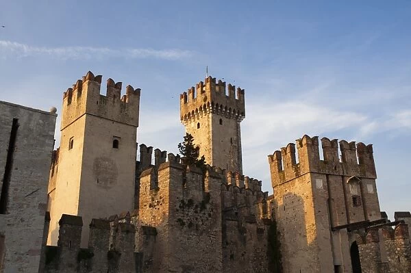 Castello Scaligero, Sirmione, Lake Garda, Lombardy, Italy, Europe