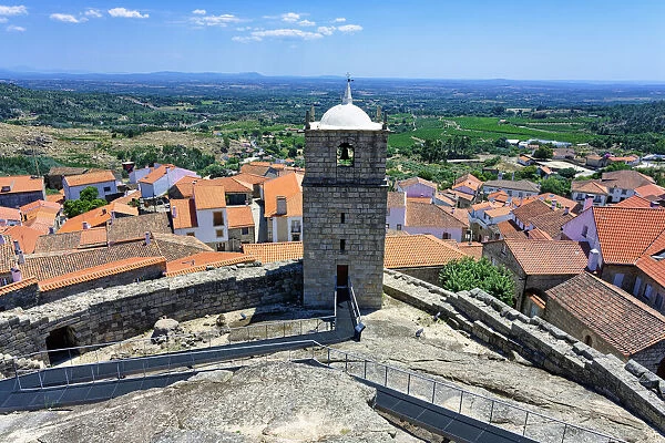 Castle bell and clock tower, Castelo Novo, Historic village around Serra da Estrela