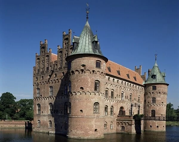 Castle, Odense, island of Funen (Fyn), Denmark, Scandinavia, Europe