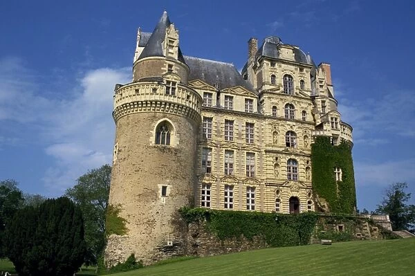 Chateau de Brissac, Brissac-Quince, south of Angers in the Pays de la Loire