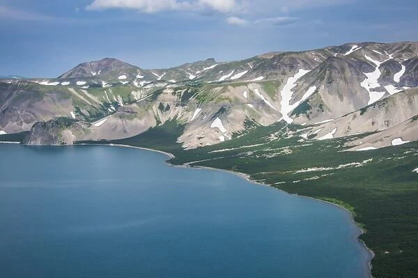 Crater of Ksudach Volcano, Kamchatka, Russia, Eurasia