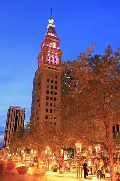 Daniels and Fisher Tower, 16th Street Mall, Denver, Colorado, United States of America, North America