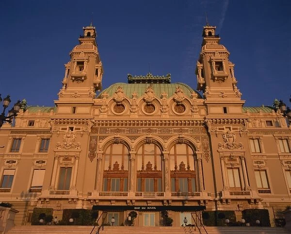 The east front of the Casino, Monte Carlo, Monaco, Europe
