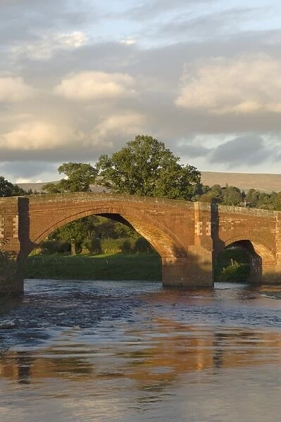 Eden Bridge, River Eden, Lazonby, Eden Valley, Cumbria, England, United Kingdom, Europe