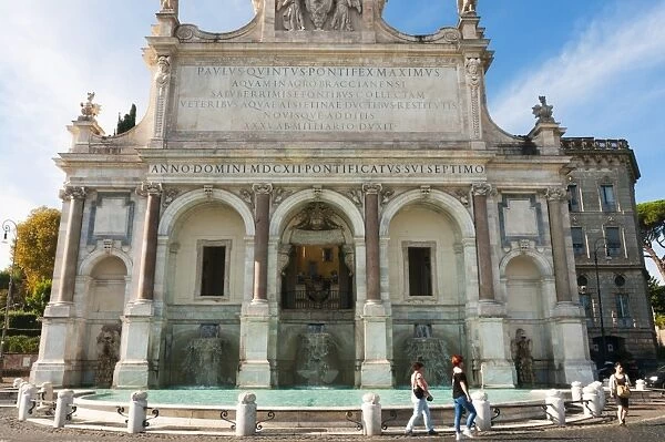 Fontana dell Acqua Paola (Il Fontanone 1608), Janiculum Hill, Gianicolo, Rome, Lazio