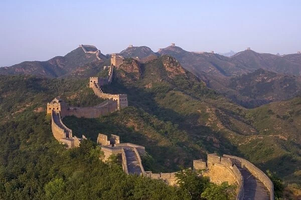 The Great Wall, near Jing Hang Ling, UNESCO World Heritage Site, Beijing, China, Asia