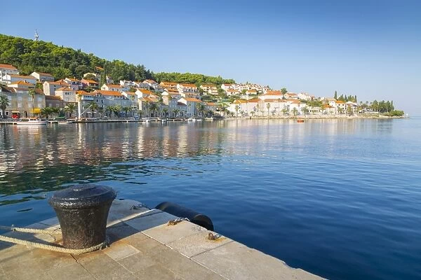 Harbour at Korcula, Korcula, Dalmatia, Croatia, Europe