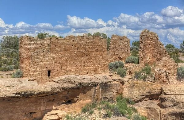 Hovenweep Castle, Square Tower Group, Anasazi Ruins, dating from AD1230 to 1275
