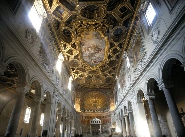 Interior of the church of San Clemente