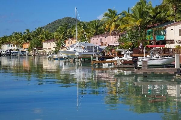 Marina, Jolly Harbour, St. Mary, Antigua, Leeward Islands, West Indies, Caribbean, Central America