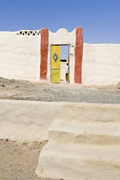 Nubian house in the oasis of Sesibi