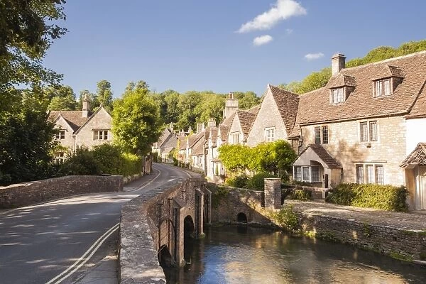 The pretty Cotswolds village of Castle Combe, north Wiltshire, England, United Kingdom