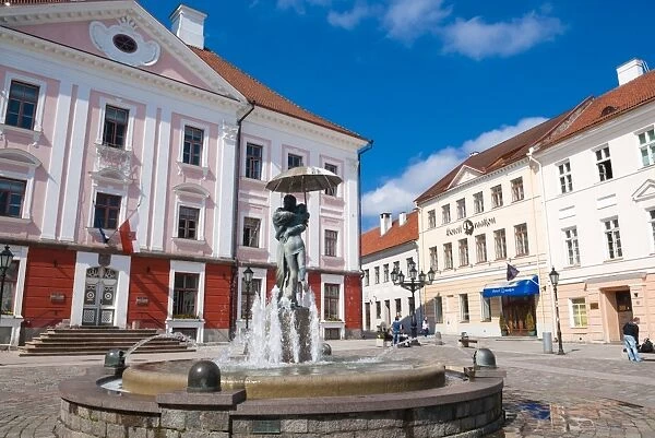 Raekoja Square (Raekoja plats), Tartu, Estonia, Baltic States, Europe