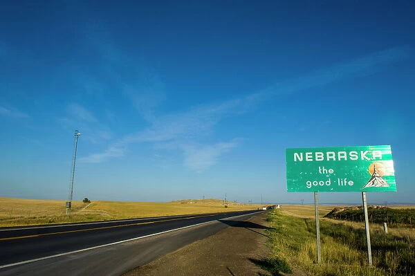 Route two through Nebraska, United States of America, North America