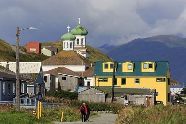 Russian Orthodox Church, Unalaska Island, Aleutian Islands, Alaska, United States of America