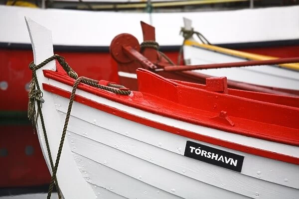 Small boat harbor, Port of Torshavn, Faroe Islands (Faeroes), Kingdom of Denmark, Europe