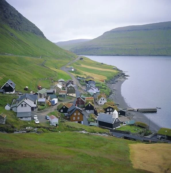 Sorvagur, Vagar, Faroe Islands, a self-governing dependancy of Denmark, Europe
