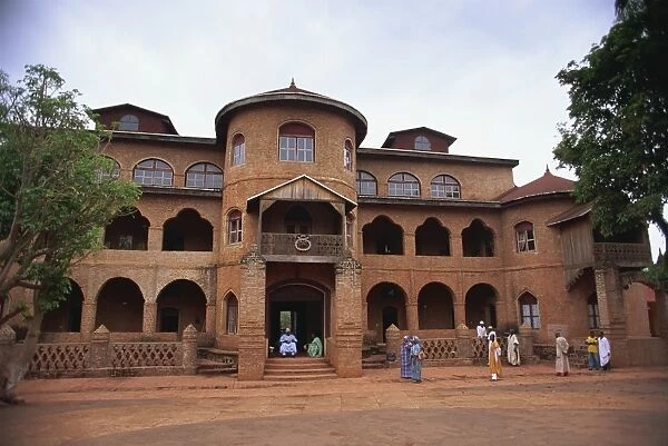 Sultans Palace as he holds court, Foumban, Western Cameroun, West Africa, Africa
