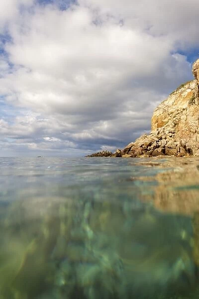 Turquoise sea, Sant Andrea Beach, Marciana, Elba Island, Livorno Province, Tuscany