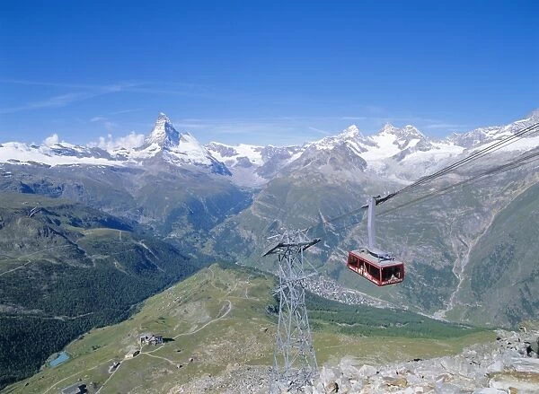 View from Rothorn to Matterhorn