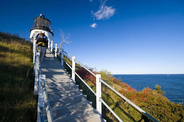 USA, Maine, Owls Head Lighthouse
