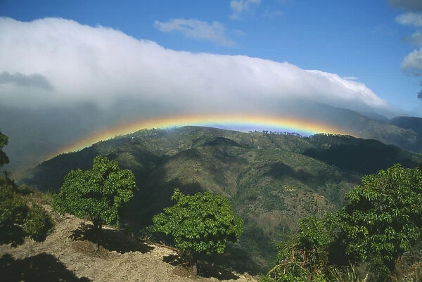 10006380. WEST INDIES Jamaica Blue Mountains Rainbow
