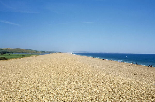 10094705. ENGLAND Dorset Chesil Beach The shingle beach