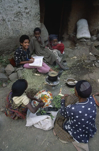 20013885. ETHIOPIA Wolo Province Lalibela Group of woman