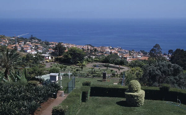20030757. PORTUGAL Madiera Jardim Botanico botanical gardens near Funchal