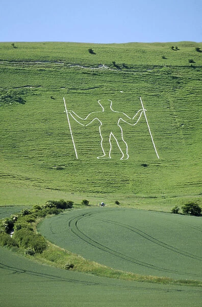 20065380. ENGLAND East Sussex Wilmington The Longman figure carved into the hillside