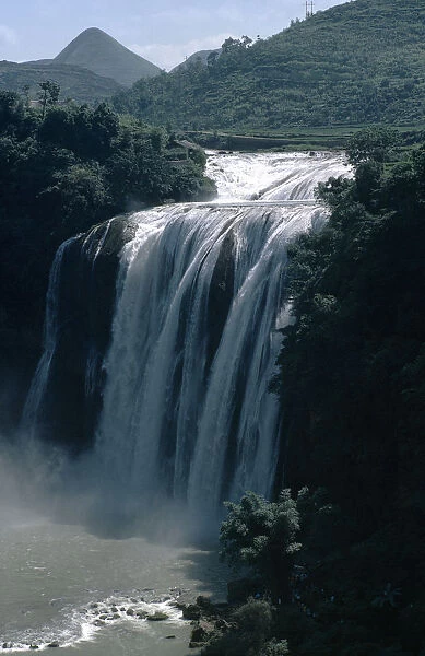 20073691. CHINA Guizhou Province Huangguoshu Falls Waterfall cascading
