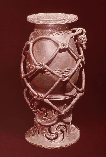 20079207. NIGERIA Ancient Artifact Igbo-Ukwli bronze pot dating