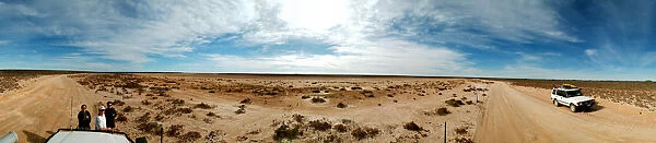 20081661. Australia Western Australia Shark Bay Salt Flats on Peron Point