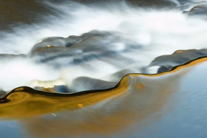 Framed Print : Abstract of cascade in mountain stream, Cumbria, England Framed Print : Abstract of cascade in mountain stream, Cumbria, England