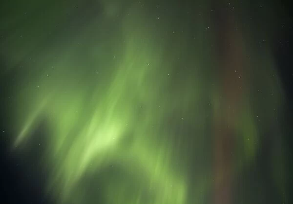 Aurora Borealis at night, Finland, february