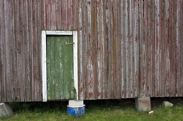 Barn door, Sweden, June