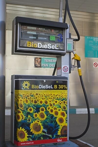 Biodiesel fuel pump, Spain