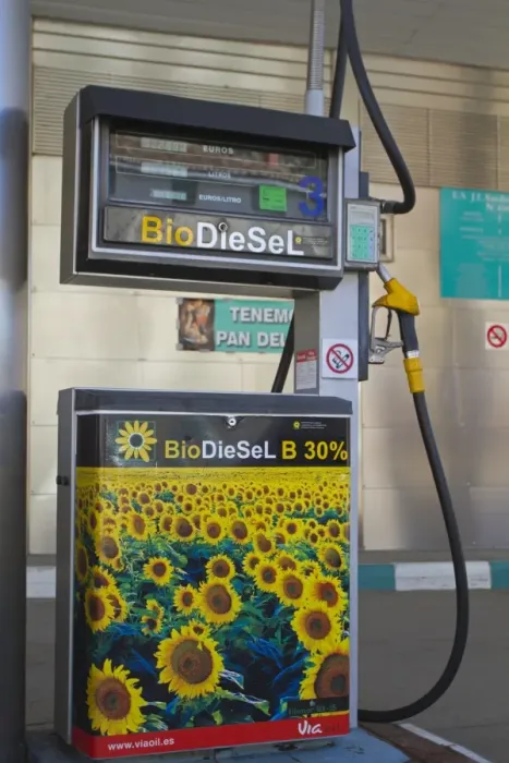 Framed Print : Biodiesel fuel pump, Spain Framed Print : Biodiesel fuel pump, Spain