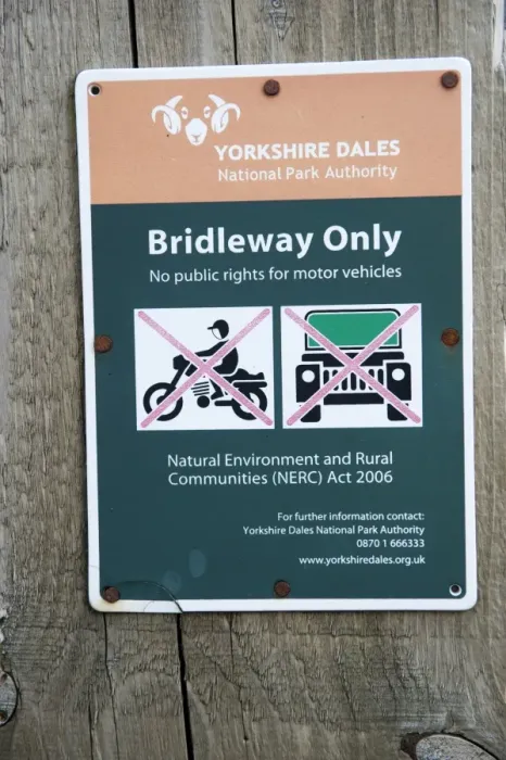 Framed Print : Bridleway Only, No public rights for motor vehicles sign, Pennine Bridleway, Yorkshire Dales N. P Framed Print : Bridleway Only, No public rights for motor vehicles sign, Pennine Bridleway, Yorkshire Dales N. P