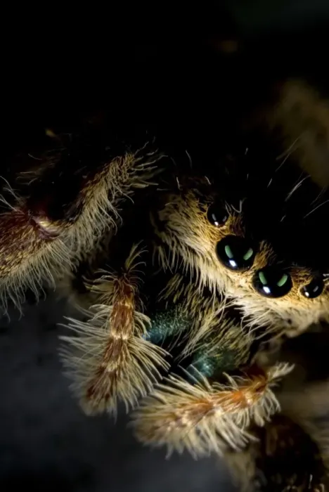 Framed Print : Brilliant Jumping Spider (Phidippus clarus) adult female, hiding in shady place, North Carolina, U. S. A. december Framed Print : Brilliant Jumping Spider (Phidippus clarus) adult female, hiding in shady place, North Carolina, U. S. A. december
